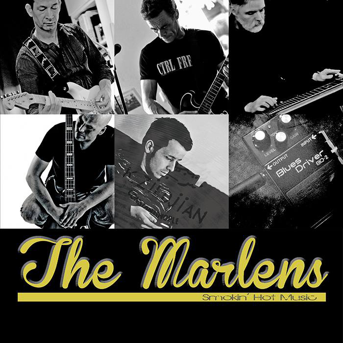 Bluesband THE MARLENS op de bühne van Café Melody